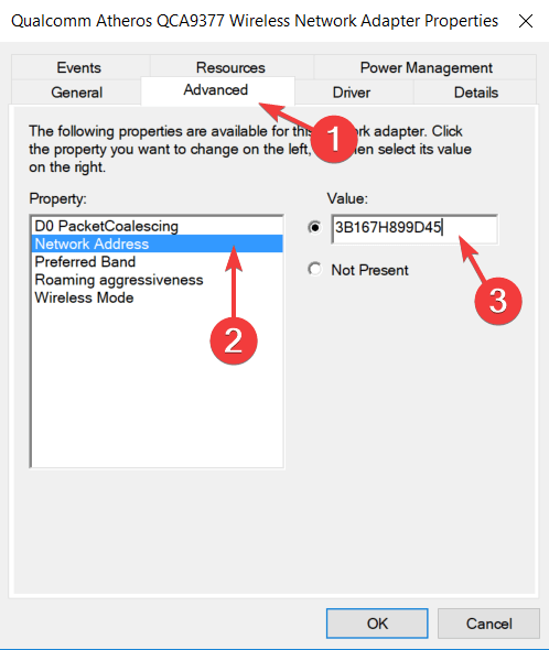 change mac address for teamviewer windows 10